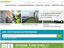 Tablet Screenshot of isodran.se